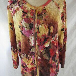 St. John Floral Cardigan